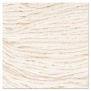 Boardwalk Super Loop Wet Mop Head, Cotton/Synthetic Fiber, 5" Headband, Large Size, White, 12/Carton - BWK503WHCT