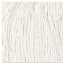 Boardwalk Cut-End Wet Mop Head, Cotton, No. 16 Size, White - BWK2016CEA
