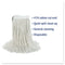 Boardwalk Cut-End Wet Mop Head, Cotton, No. 24, White - BWK2024CEA