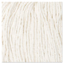 Boardwalk Cut-End Wet Mop Head, Cotton, No. 20, White - BWK2020CEA