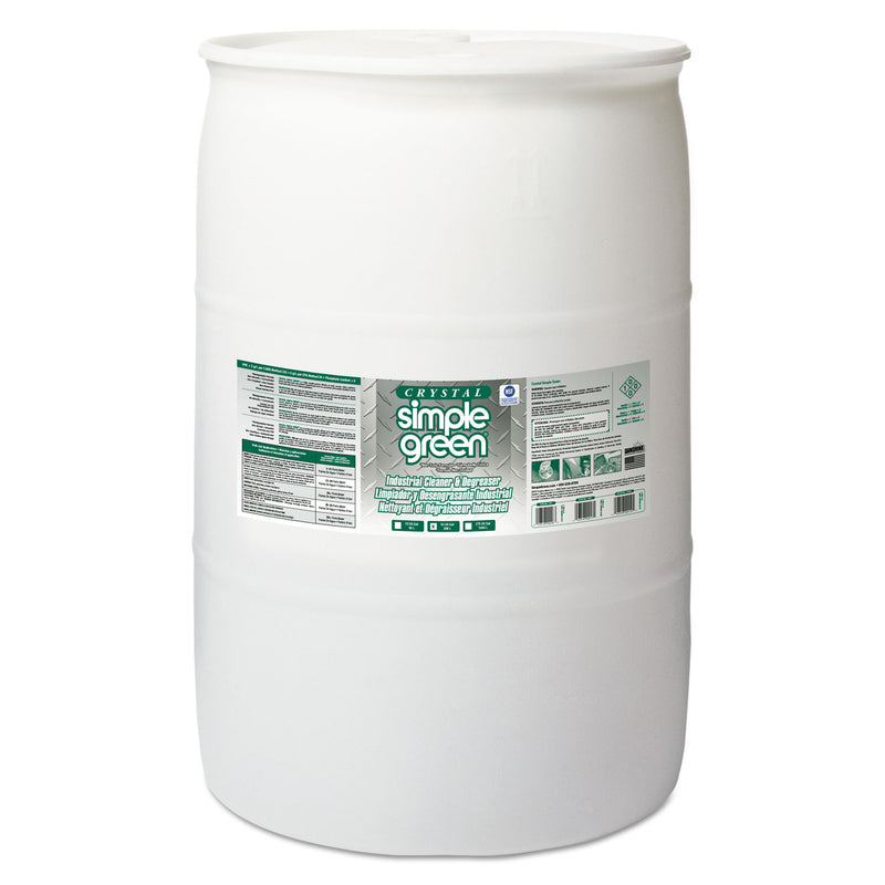 Simple Green Crystal Industrial Cleaner/Degreaser, 55Gal Drum - SMP19055