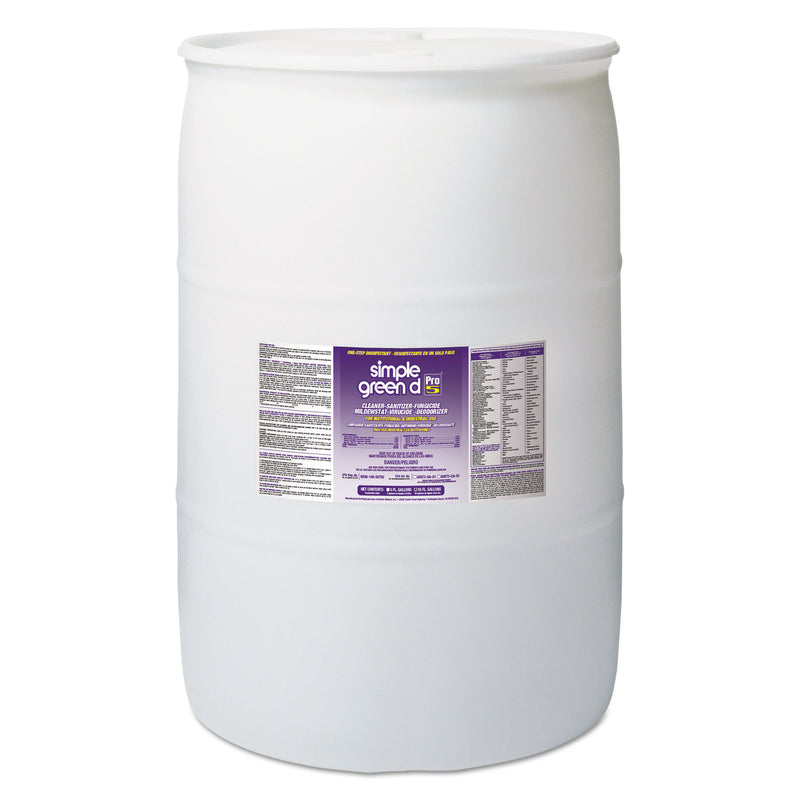 Simple Green D Pro 5 Disinfectant, Unscented, 55 Gal Drum - SMP30555