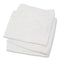 Hospeco Woven Terry Rags, White, 15 X 17, 25 Lb/Carton - HOS53725