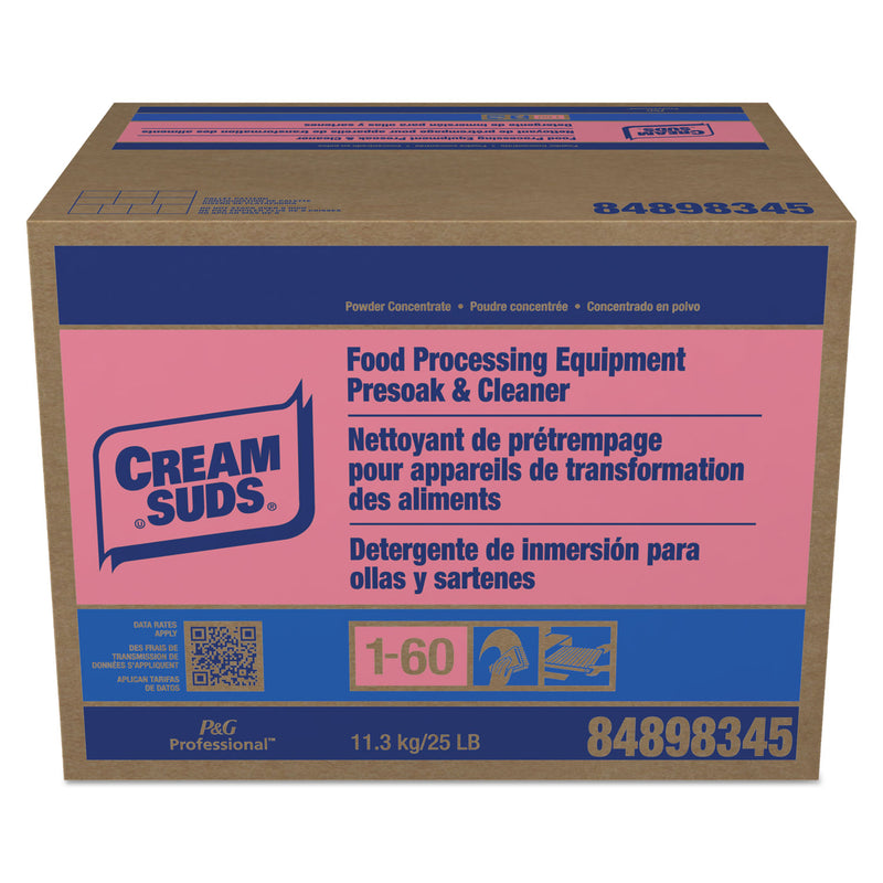Cream Suds Manual Pot & Pan Detergent W/Phosphate, Baby Powder Scent, Powder, 25 Lb. Box - PBC02100