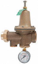 Watts Water Pressure Reducing Valve, Standard Valve Type, Lead Free Brass, 3/4 in Pipe Size - 3/4 LF25AUB-GG-Z3