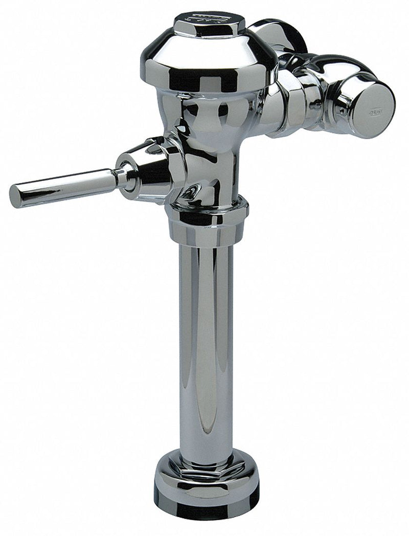 Zurn Exposed, Top Spud, Manual Flush Valve, For Use With Category Toilets, 1.6 Gallons per Flush - Z6000AV-WS1