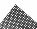 Notrax Drainage Mat, 3 ft L, 24 in W, 7/8 in Thick, Rectangle, Black - 543S0023BL