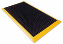 Notrax Drainage Mat, 10 ft 4 in L, 3 ft 4 in W, 7/8 in Thick, Rectangle, Black with Yellow Border - 549S4124YB