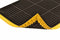Notrax Drainage Runner, 10 ft 4 in L, 3 ft 2 in W, 7/8 in Thick, Rectangle, Black with Yellow Border - 549S3124YB