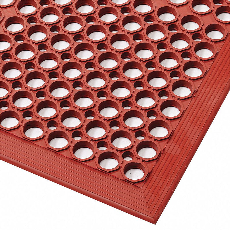 Notrax 562S0035RD - Drainage Mat Red 3 ft.x5 ft.