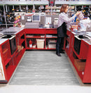 Notrax Antifatigue Mat, Rubber, 3 ft x 2 ft, 1 EA - 470S2436GY