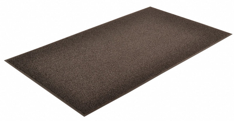 Notrax Outdoor Entrance Runner, 8 ft L, 4 ft W, 1/4 in Thick, Rectangle, Black - 231S0048BL