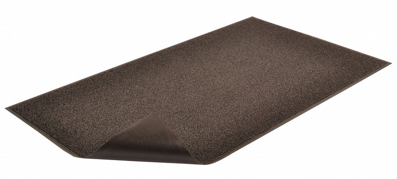 Notrax Outdoor Entrance Runner, 8 ft L, 4 ft W, 1/4 in Thick, Rectangle, Black - 231S0048BL