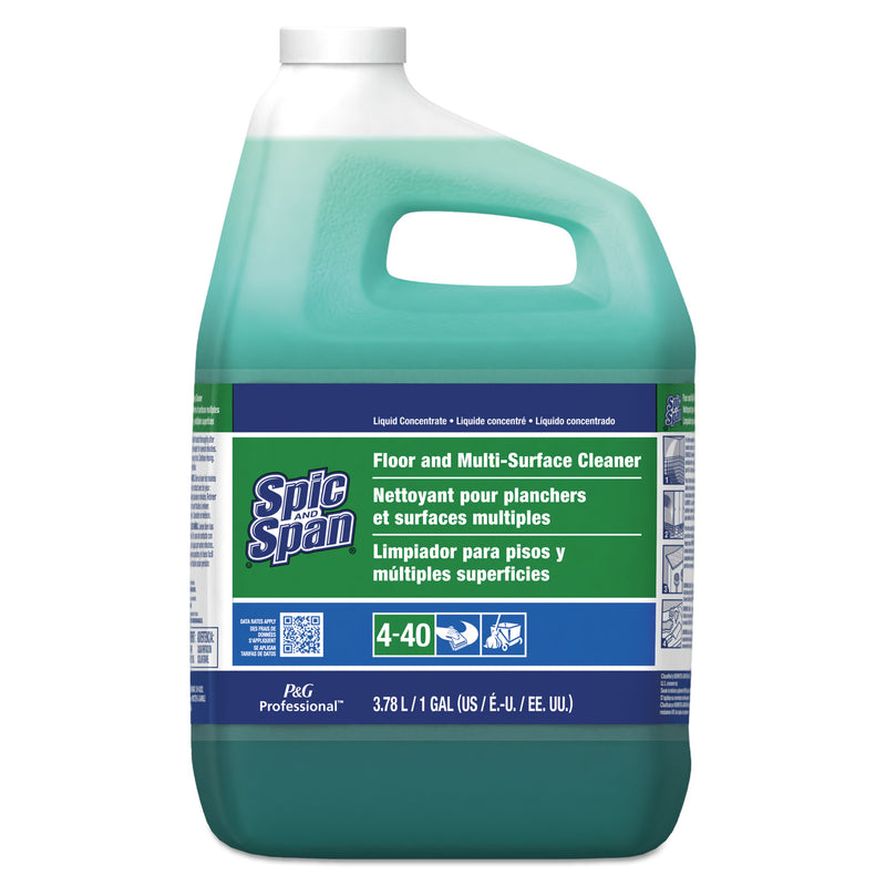 Spic and Span Liquid Floor Cleaner, 1 Gal Bottle, 3/Carton - PGC02001