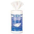 Scrubs Glass Cleaner Wipes, 6 X 10 1/2, White, 90 Canister/Pack, 6 Cans/Carton - ITW98528