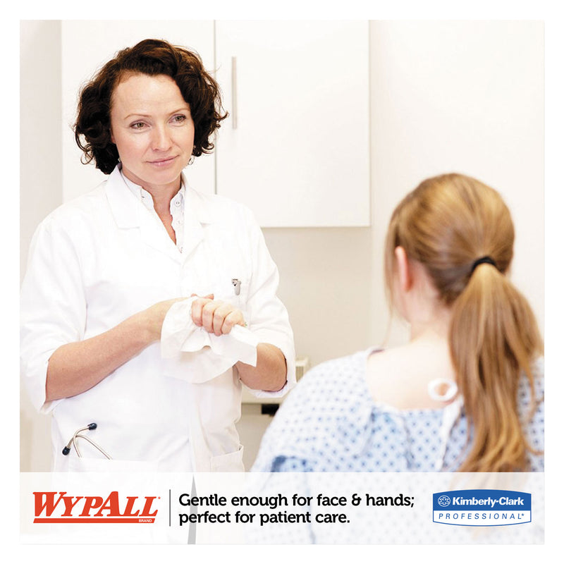 Wypall L40 Towels, Pop-Up Box, White, 16 2/5 X 9 4/5, 100/Box, 9 Boxes/Carton - KCC05790