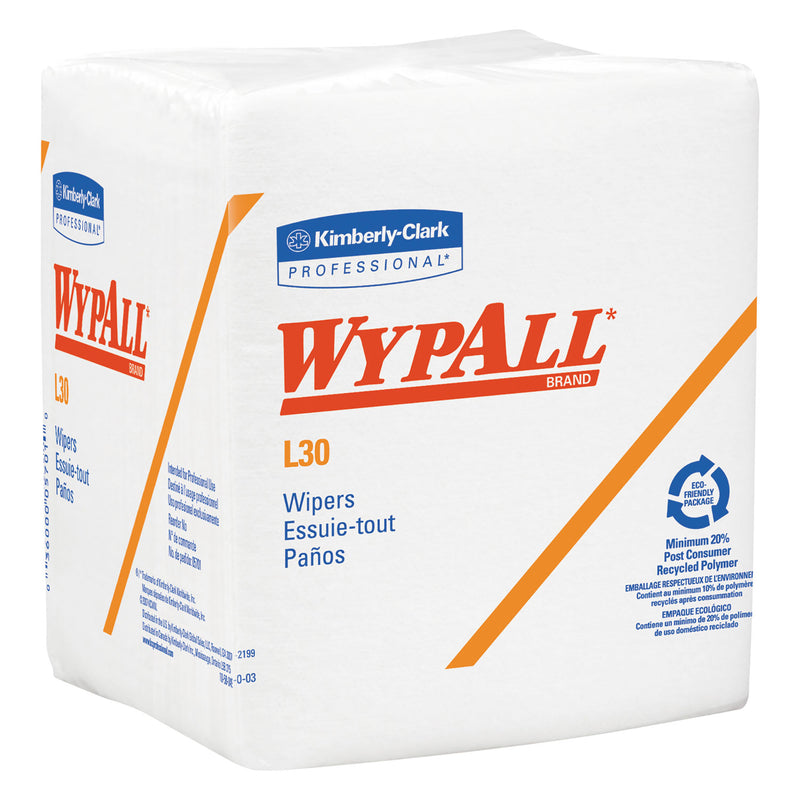 Wypall L30 Towels, Quarter Fold, 12 1/2 X 12, 90/Box, 12 Boxes/Carton - KCC05812