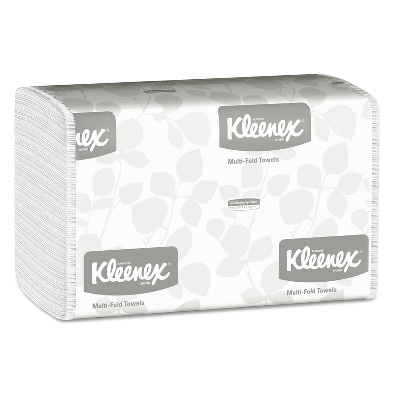 Kleenex Multi-Fold Paper Towels, 9 1/5 X 9 2/5, White, 150/Pack, 16 Packs/Carton - KCC01890