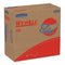 Wypall X80 Cloths With Hydroknit, 9.1 X 16.8, Red, Pop-Up Box, 80/Box, 5 Box/Carton - KCC05930
