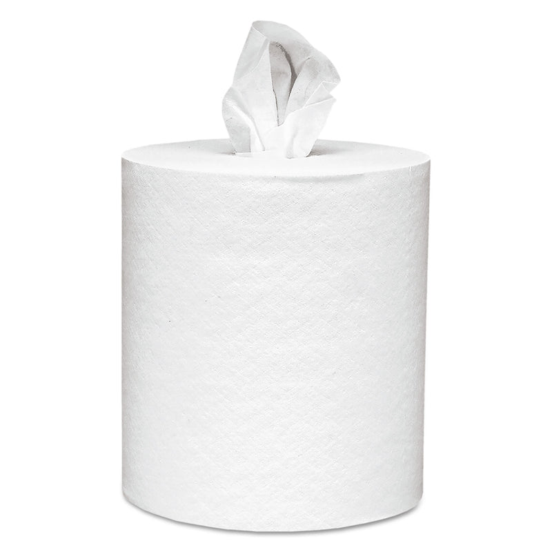 Scott Essential Roll Control Center-Pull Towels, 8 X 12, White, 700/Roll, 6 Rolls/Ct - KCC01032