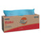 Wypall L40 Towels, Pop-Up Box, Blue, 16 2/5 X 9 4/5, 100/Box, 9 Boxes/Carton - KCC05740