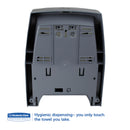 Kimberly-Clark Sanitouch Hard Roll Towel Dispenser, 12 63/100W X 10 1/5D X 16 13/100H, Smoke - KCC09996