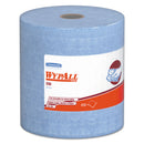 Wypall X90 Cloths, Jumbo Roll, 11 1/10 X 13 2/5, Denim Blue, 450/Roll, 1 Roll/Carton - KCC12889