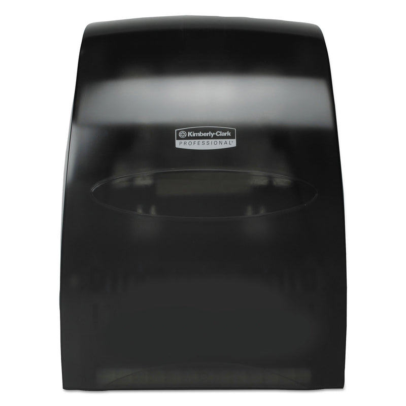 Kimberly-Clark Sanitouch Hard Roll Towel Dispenser, 12 63/100W X 10 1/5D X 16 13/100H, Smoke - KCC09996