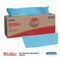 Wypall L40 Towels, Pop-Up Box, Blue, 16 2/5 X 9 4/5, 100/Box, 9 Boxes/Carton - KCC05740