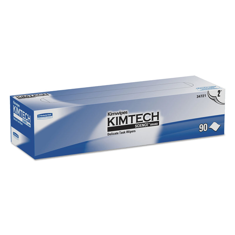 Kimtech Kimwipes Delicate Task Wipers, 2-Ply, 14 7/10 X 16 3/5, 90/Box, 15 Boxes/Carton - KCC34721