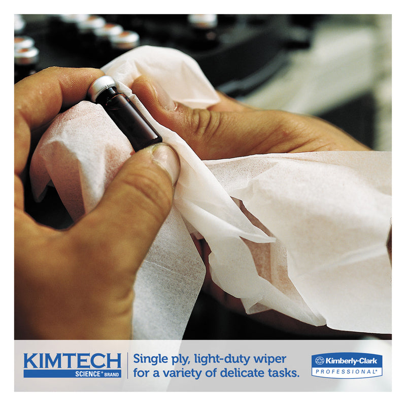 Kimtech Kimwipes Delicate Task Wipers, 1-Ply, 11 4/5 X 11 4/5, 196/Box, 15 Boxes/Carton - KCC34133