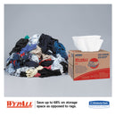 Wypall X80 Cloths, Hydroknit, Brag Box, White, 12 1/2 X 16 4/5, 160/Box - KCC41044