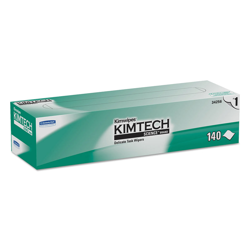 Kimtech Kimwipes Delicate Task Wipers, 1-Ply, 14 7/10 X 16 3/5, 140/Box, 15 Boxes/Carton - KCC34256CT