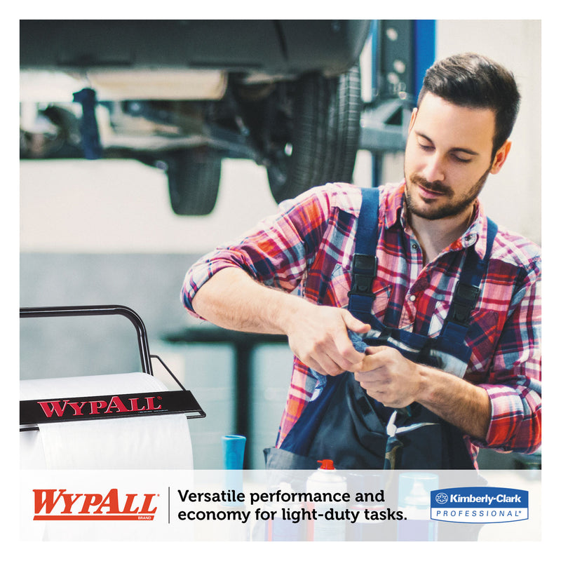Wypall X60 Cloths, Jumbo Roll, White, 12 1/2 X 13 2/5, 1100 Towels/Roll - KCC34955