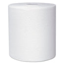 Scott Essential Plus Hard Roll Towels 8" X 600 Ft, 1 3/4" Core Dia, White, 6 Rolls/Ct - KCC50606