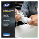 Scott Rags In A Box, Pop-Up Box, 10 X 12, White, 200/Box, 8 Boxes Per Carton - KCC75260CT