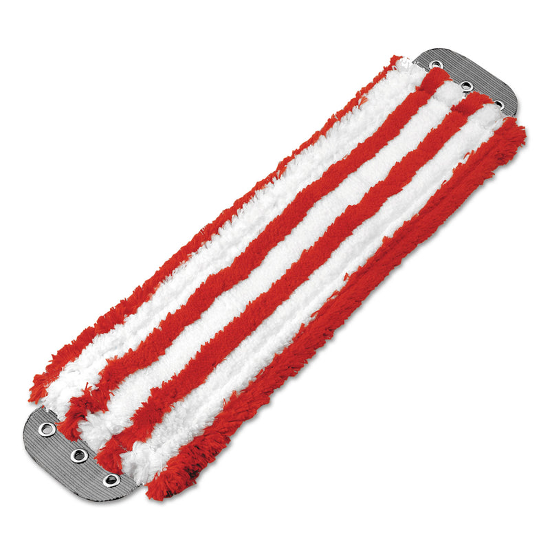 Unger Microfiber Mop Head, 16 X 5, Medium-Duty 7Mm Pile, Red/White - UNGMD40R