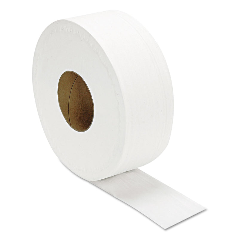 GEN Jumbo Bathroom Tissue, Septic Safe, 2-Ply, White, 650 Ft, 12 Roll/Carton - GEN29B