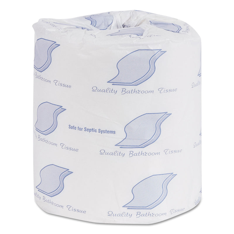 GEN Bath Tissue, Wrapped, Septic Safe, 2-Ply, White, 300 Sheets/Roll, 96 Rolls/Carton - GEN999B