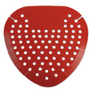Boardwalk Urinal Screen, Cherry Fragrance, Red, 12/Box - BWK1001