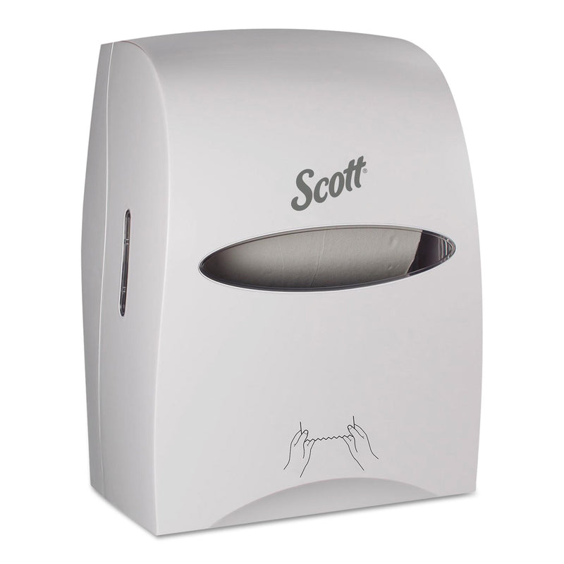 Scott Essential Manual Hard Roll Towel Dispenser, 13.06 X 11 X 16.94, White - KCC46254