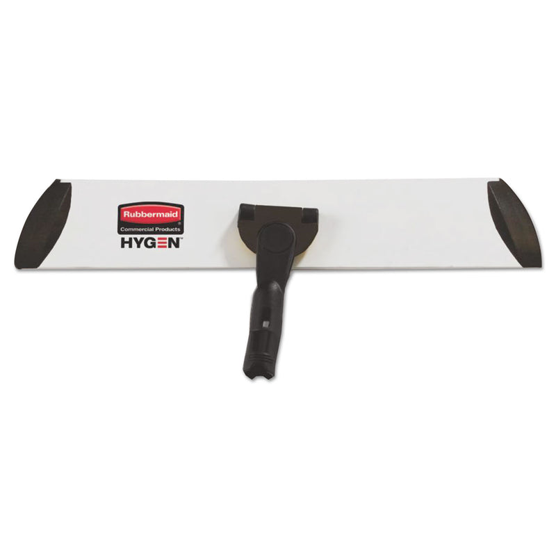 Rubbermaid Executive Microfiber Single-Sided Flat Mop Frame, 3.5W, 18L, Black/Silver - RCP1863893