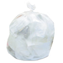 Jaguar Industrial Strength Commercial Coreless Roll Can Liners, 33 Gal, 12 Microns, 33" X 40", Natural, 500/Carton - JAGRH3340M
