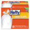 Hefty Easy Flaps Trash Bags, 13 Gal, 0.8 Mil, 23.75" X 28", White, 80/Box - PCTE84563