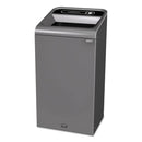 Rubbermaid Configure Indoor Recycling Waste Receptacle, 23 Gal, Gray, Landfill - RCP1961621