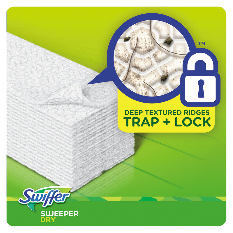 Swiffer Dry Refill Cloths, White, 10 2/5" X 8", 37/Box, 4 Box/Carton - PGC82822CT