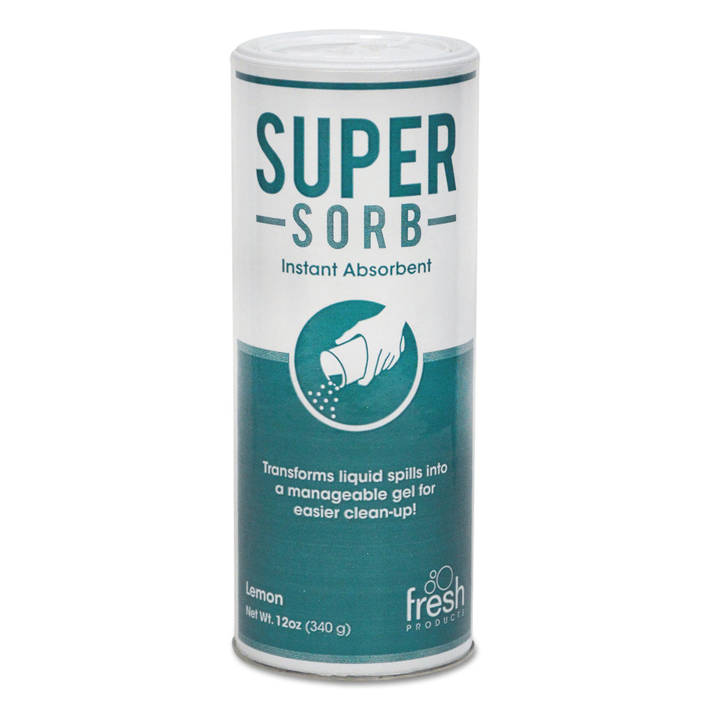 Clean Sorb Fresh Products Super-Sorb Liquid Spill Absorbent, Powder, Lemon-Scent ...