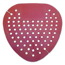 Boardwalk Gem Urinal Screen, Lasts 30 Days, Red, Spiced Apple Fragrance, 12/Box - BWKGEMSAP