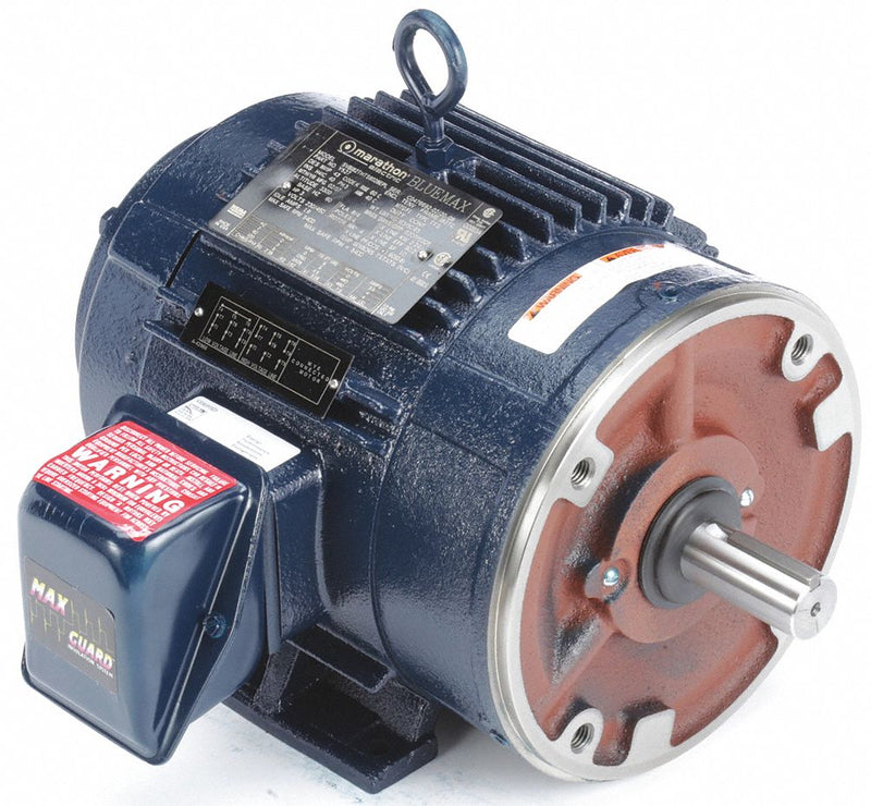 Marathon Motors 3 HP Vector Motor,3-Phase,1760 Nameplate RPM,230/460 Voltage,Frame 182TC - 182THTS8028