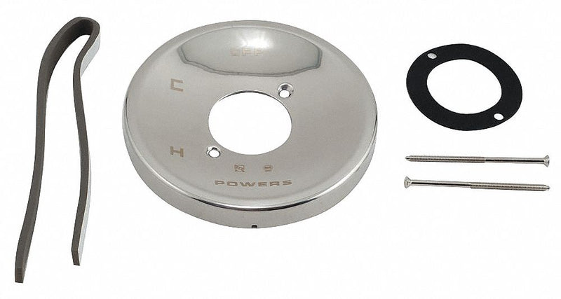 Powers Tub and Shower Trim, Chrome Finish, For Use With Powers Products Only - 900-040